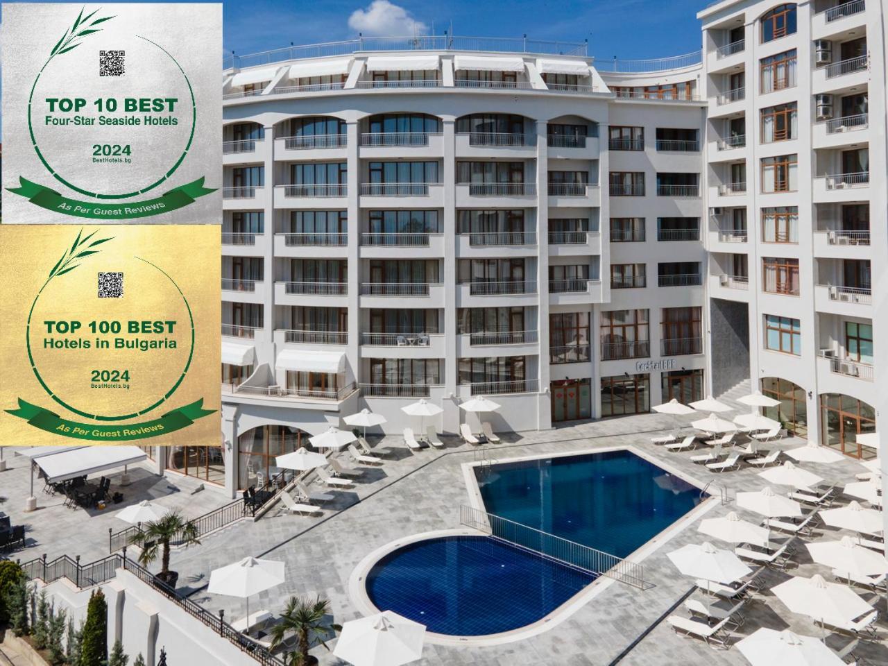 Continental Apartments Golden Sands Bagian luar foto